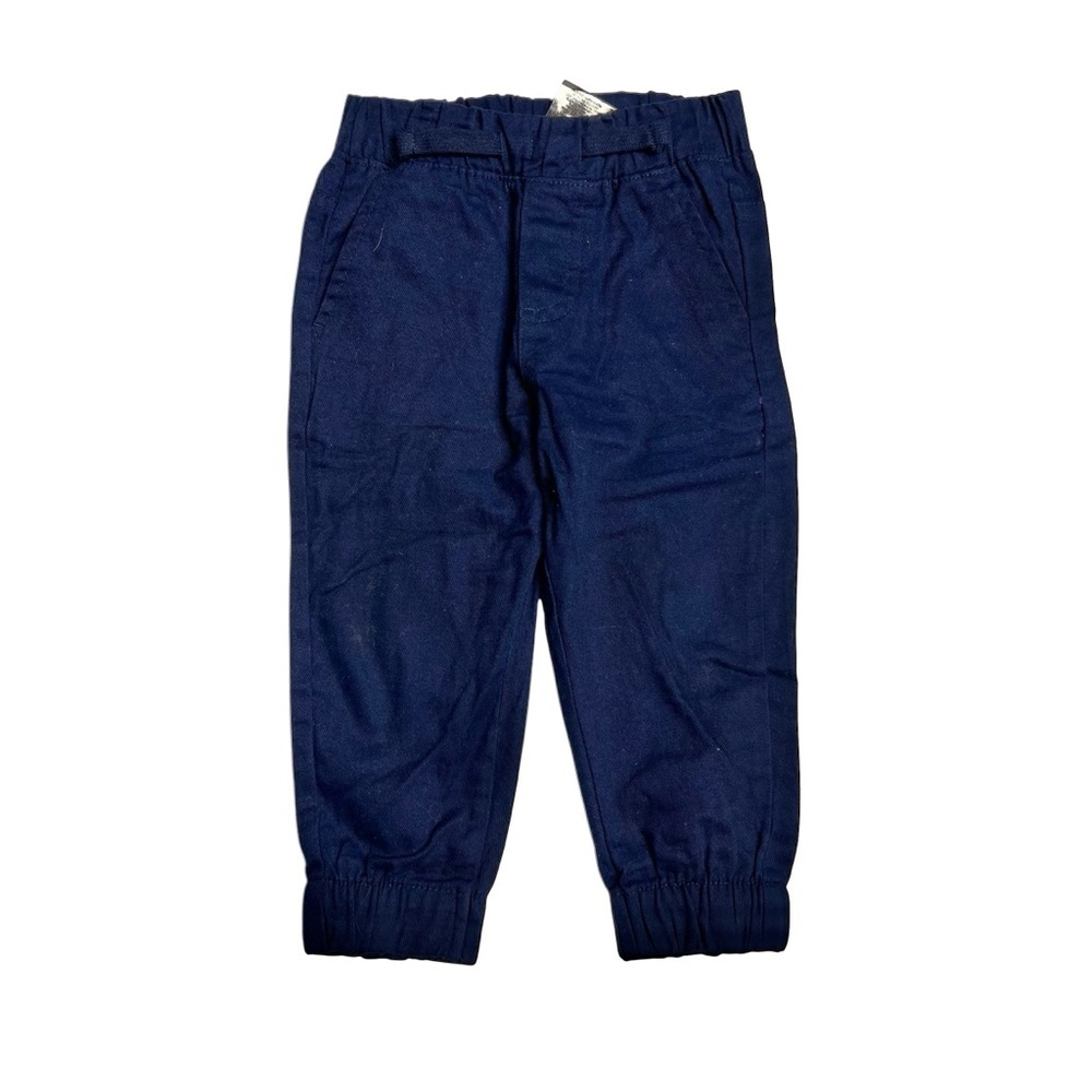 Ben‎ Sherman Blue Casual chino Pants with Elastic Waistband